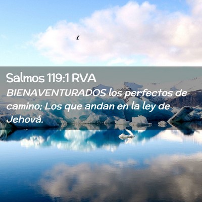 Picture 02 - Salmos 119:1 RVA - BIENAVENTURADOS los perfectos de camino; Los que - Bible Verse Picture
