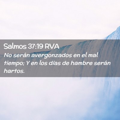Picture 02 - Salmos 37:19 RVA - No serán avergonzados en el mal tiempo; Y en los - Bible Verse Picture