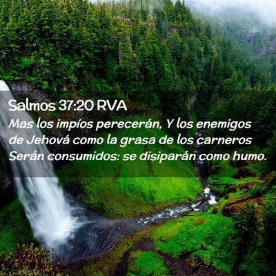 Picture 02 - Salmos 37:20 RVA - Mas los impíos perecerán, Y los enemigos de - Bible Verse Picture
