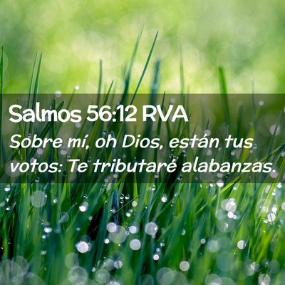 Picture 02 - Salmos 56:12 RVA - Sobre mí, oh Dios, están tus votos: Te - Bible Verse Picture