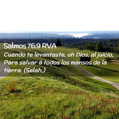 Picture 02 - Salmos 76:9 RVA - Cuando te levantaste, oh Dios, al juicio, Para - Bible Verse Picture