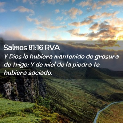 Picture 02 - Salmos 81:16 RVA - Y Dios lo hubiera mantenido de grosura de trigo: - Bible Verse Picture