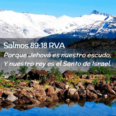 Picture 02 - Salmos 89:18 RVA - Porque Jehová es nuestro escudo; Y nuestro rey - Bible Verse Picture
