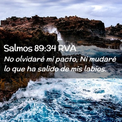 Picture 02 - Salmos 89:34 RVA - No olvidaré mi pacto, Ni mudaré lo que ha - Bible Verse Picture