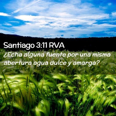 Picture 02 - Santiago 3:11 RVA - ¿Echa alguna fuente por una misma abertura agua - Bible Verse Picture