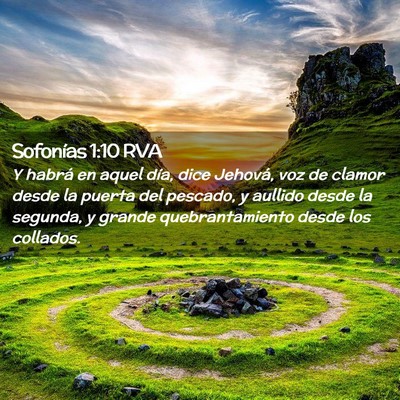Picture 02 - Sofonías 1:10 RVA - Y habrá en aquel día, dice Jehová, voz de - Bible Verse Picture