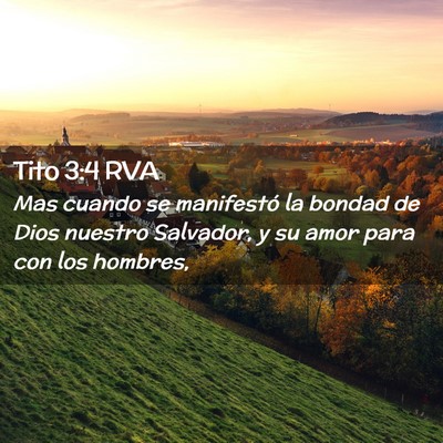 Picture 02 - Tito 3:4 RVA - Mas cuando se manifestó la bondad de Dios - Bible Verse Picture