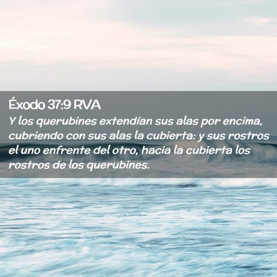 Picture 02 - Éxodo 37:9 RVA - Y los querubines extendían sus alas por encima, - Bible Verse Picture