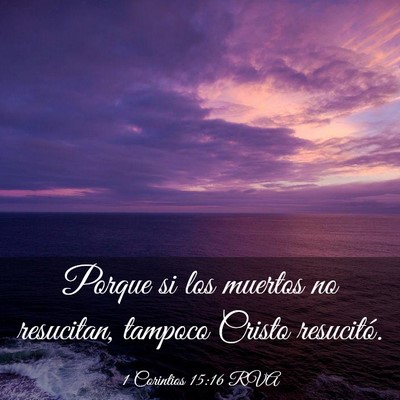 Picture 03 - 1 Corintios 15:16 RVA - Porque si los muertos no resucitan, tampoco - Bible Verse Picture
