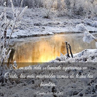 Picture 03 - 1 Corintios 15:19 RVA - Si en esta vida solamente esperamos en Cristo, - Bible Verse Picture