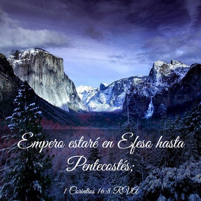 Picture 03 - 1 Corintios 16:8 RVA - Empero estaré en Efeso hasta - Bible Verse Picture
