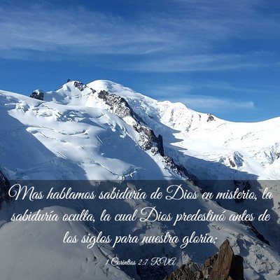Picture 03 - 1 Corintios 2:7 RVA - Mas hablamos sabiduría de Dios en misterio, la - Bible Verse Picture