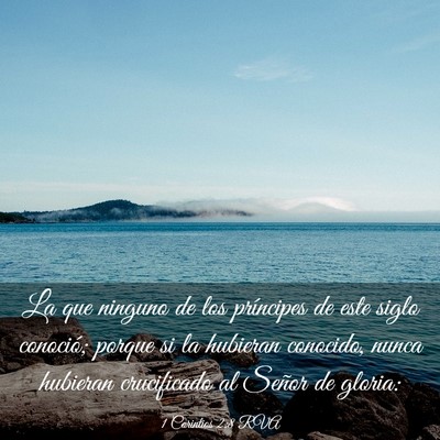 Picture 03 - 1 Corintios 2:8 RVA - La que ninguno de los príncipes de este siglo - Bible Verse Picture