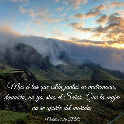 Picture 03 - 1 Corintios 7:10 RVA - Mas á los que están juntos en matrimonio, - Bible Verse Picture
