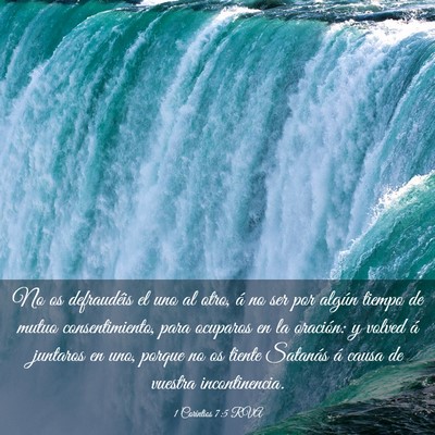 Picture 03 - 1 Corintios 7:5 RVA - No os defraudéis el uno al otro, á no ser por - Bible Verse Picture