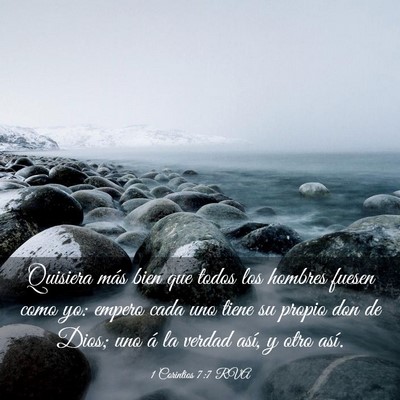 Picture 03 - 1 Corintios 7:7 RVA - Quisiera más bien que todos los hombres fuesen - Bible Verse Picture