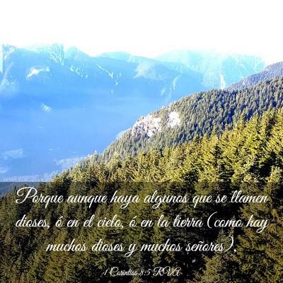 Picture 03 - 1 Corintios 8:5 RVA - Porque aunque haya algunos que se llamen dioses, - Bible Verse Picture