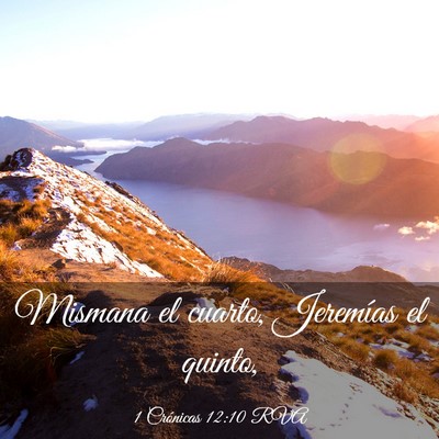 Picture 03 - 1 Crónicas 12:10 RVA - Mismana el cuarto, Jeremías el - Bible Verse Picture