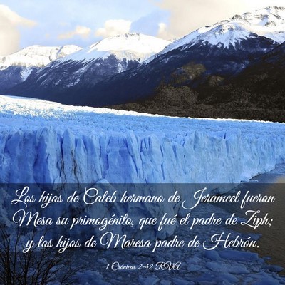 Picture 03 - 1 Crónicas 2:42 RVA - Los hijos de Caleb hermano de Jerameel fueron - Bible Verse Picture