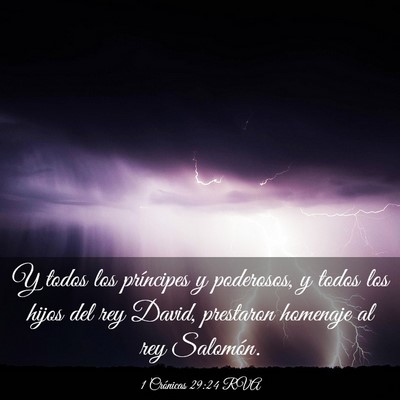 Picture 03 - 1 Crónicas 29:24 RVA - Y todos los príncipes y poderosos, y todos los - Bible Verse Picture