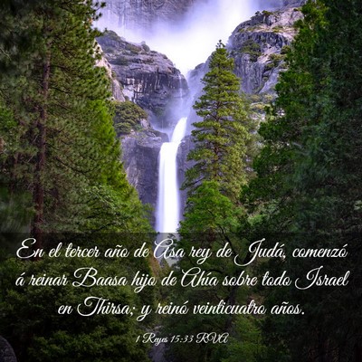 Picture 03 - 1 Reyes 15:33 RVA - En el tercer año de Asa rey de Judá, comenzó - Bible Verse Picture