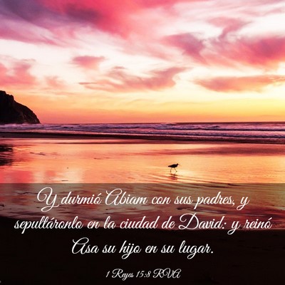 Picture 03 - 1 Reyes 15:8 RVA - Y durmió Abiam con sus padres, y sepultáronlo - Bible Verse Picture