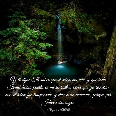 Picture 03 - 1 Reyes 2:15 RVA - Y él dijo: Tú sabes que el reino era mío, y - Bible Verse Picture