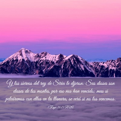 Picture 03 - 1 Reyes 20:23 RVA - Y los siervos del rey de Siria le dijeron: Sus - Bible Verse Picture