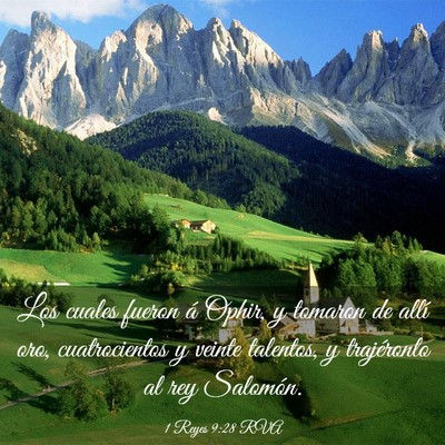 Picture 03 - 1 Reyes 9:28 RVA - Los cuales fueron á Ophir, y tomaron de allí - Bible Verse Picture