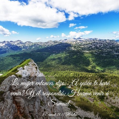 Picture 03 - 1 Samuel 28:11 RVA - La mujer entonces dijo: ¿A quién te haré - Bible Verse Picture