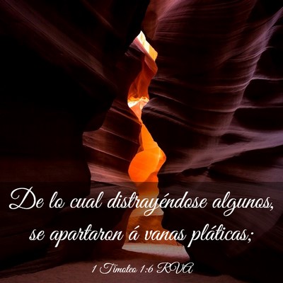 Picture 03 - 1 Timoteo 1:6 RVA - De lo cual distrayéndose algunos, se apartaron - Bible Verse Picture