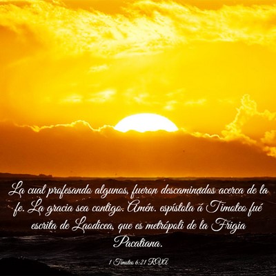 Picture 03 - 1 Timoteo 6:21 RVA - La cual profesando algunos, fueron descaminados - Bible Verse Picture
