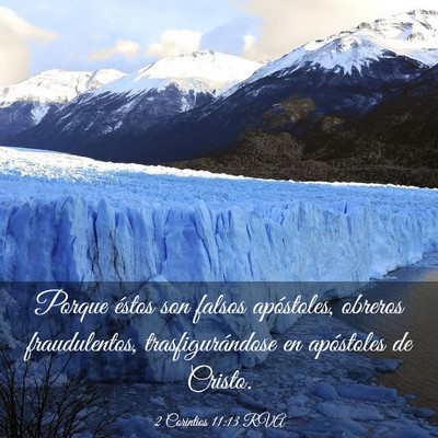 Picture 03 - 2 Corintios 11:13 RVA - Porque éstos son falsos apóstoles, obreros - Bible Verse Picture