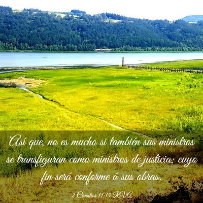 Picture 03 - 2 Corintios 11:15 RVA - Así que, no es mucho si también sus ministros - Bible Verse Picture