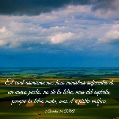 Picture 03 - 2 Corintios 3:6 RVA - El cual asimismo nos hizo ministros suficientes - Bible Verse Picture