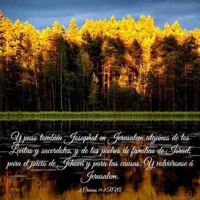 Picture 03 - 2 Crónicas 19:8 RVA - Y puso también Josaphat en Jerusalem algunos de - Bible Verse Picture