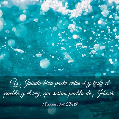 Picture 03 - 2 Crónicas 23:16 RVA - Y Joiada hizo pacto entre sí y todo el pueblo y - Bible Verse Picture