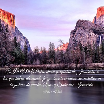 Picture 03 - 2 Pedro 1:1 RVA - SIMON Pedro, siervo y apóstol de Jesucristo, á - Bible Verse Picture