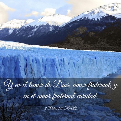 Picture 03 - 2 Pedro 1:7 RVA - Y en el temor de Dios, amor fraternal, y en el - Bible Verse Picture