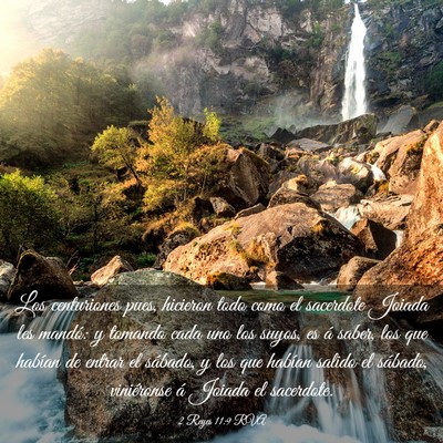 Picture 03 - 2 Reyes 11:9 RVA - Los centuriones pues, hicieron todo como el - Bible Verse Picture