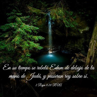 Picture 03 - 2 Reyes 8:20 RVA - En su tiempo se rebeló Edom de debajo de la mano - Bible Verse Picture