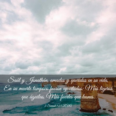 Picture 03 - 2 Samuel 1:23 RVA - Saúl y Jonathán, amados y queridos en su vida, - Bible Verse Picture