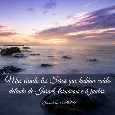 Picture 03 - 2 Samuel 10:15 RVA - Mas viendo los Siros que habían caído delante - Bible Verse Picture