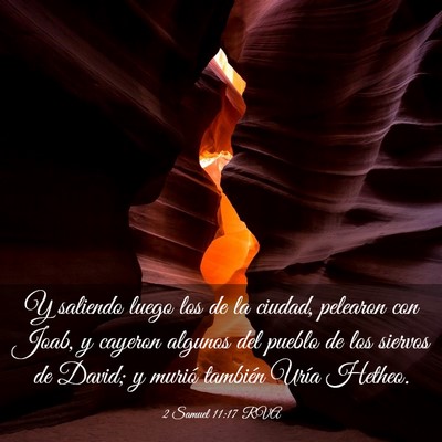 Picture 03 - 2 Samuel 11:17 RVA - Y saliendo luego los de la ciudad, pelearon con - Bible Verse Picture