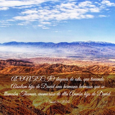 Picture 03 - 2 Samuel 13:1 RVA - ACONTECIO después de esto, que teniendo Absalom - Bible Verse Picture