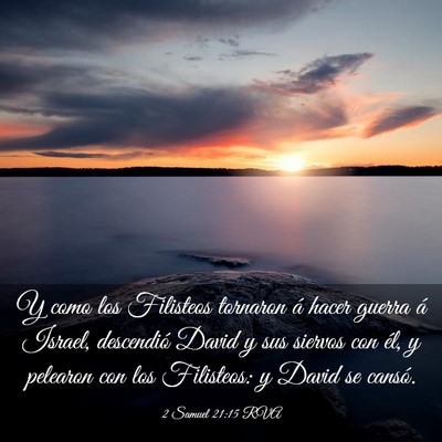 Picture 03 - 2 Samuel 21:15 RVA - Y como los Filisteos tornaron á hacer guerra á - Bible Verse Picture