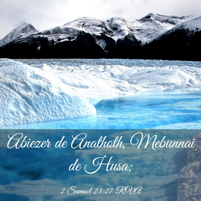 Picture 03 - 2 Samuel 23:27 RVA - Abiezer de Anathoth, Mebunnai de - Bible Verse Picture