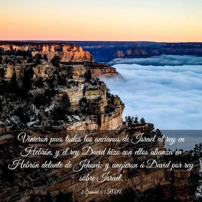 Picture 03 - 2 Samuel 5:3 RVA - Vinieron pues todos los ancianos de Israel al rey - Bible Verse Picture
