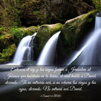 Picture 03 - 2 Samuel 5:6 RVA - Entonces el rey y los suyos fueron á Jerusalem - Bible Verse Picture