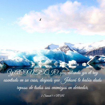 Picture 03 - 2 Samuel 7:1 RVA - Y ACONTECIO que, estando ya el rey asentado en su - Bible Verse Picture